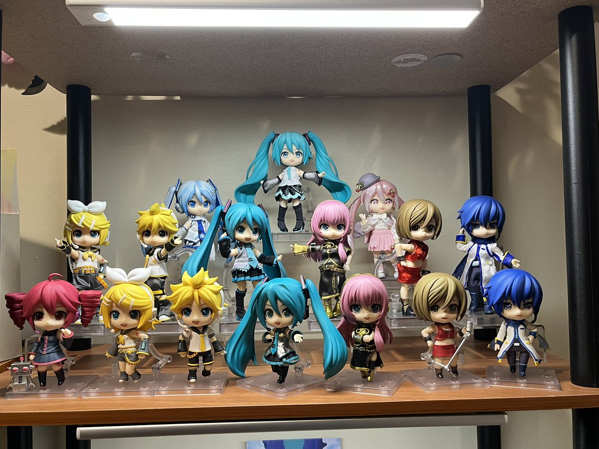 Completed Vocaloid family shelf