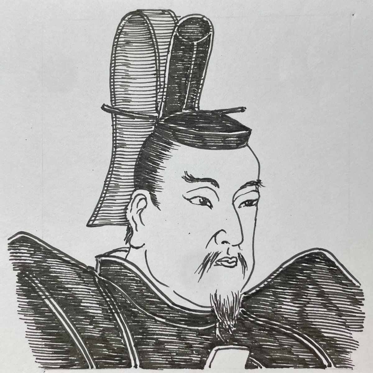 illust196's tweet photo. 本日のイラストポートレートはこの人
室町幕府第十二代将軍
権威の看板として利用
たびたび都を追われ有力大名の庇護下を転々
将軍はもはや京都に安定できない！？

#足利義晴
#政治家
#室町時代
#イラスト
#ポートレート
#Art
#いらすとすてーしょん
https://t.co/t6b4HWej0q https://t.co/3PnHp9TY8U