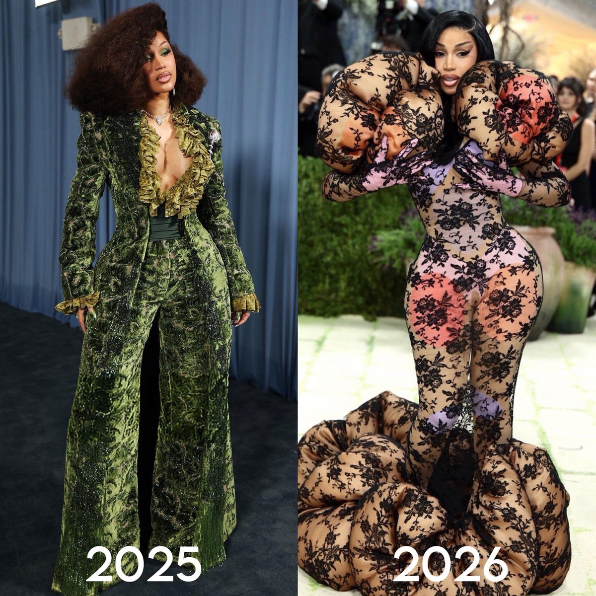 Cardi B devoured the Met Gala once again! choose your fighter⬇️