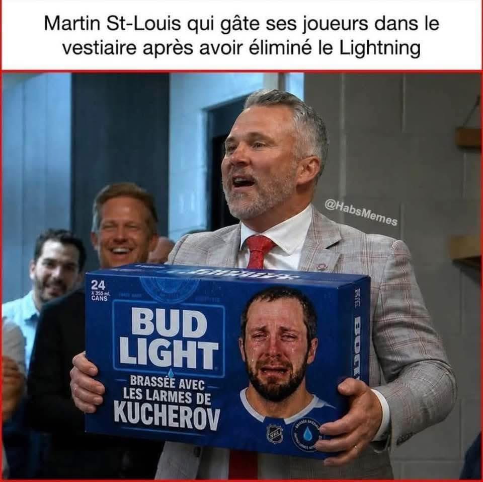 WelbyMusic's tweet photo. @TBLightning @86Kucherov  hello from 
@CanadiensMTL  lol 😂 https://t.co/kTp0riOGSc