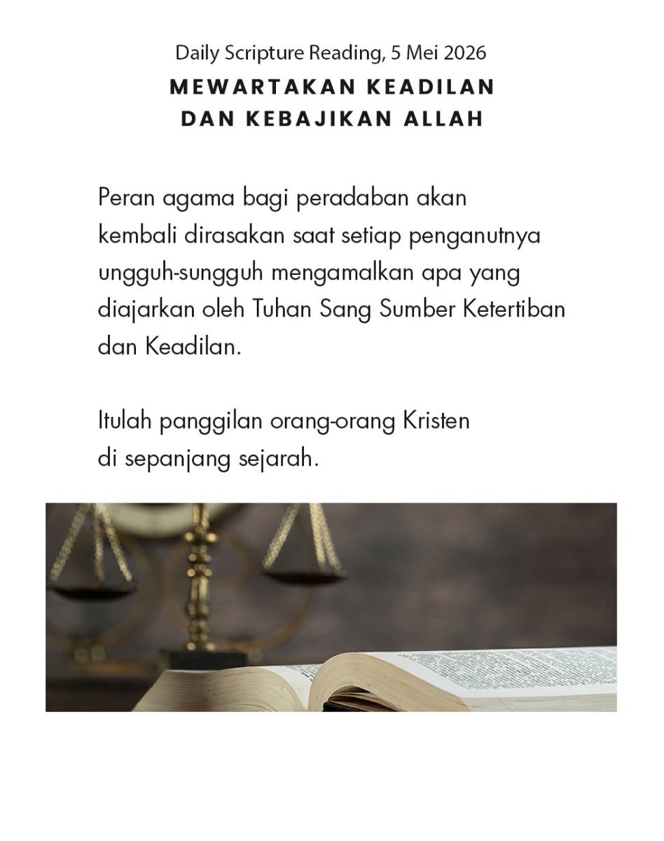 Lembaga Alkitab Indonesia/Indonesian Bible Society tweet media