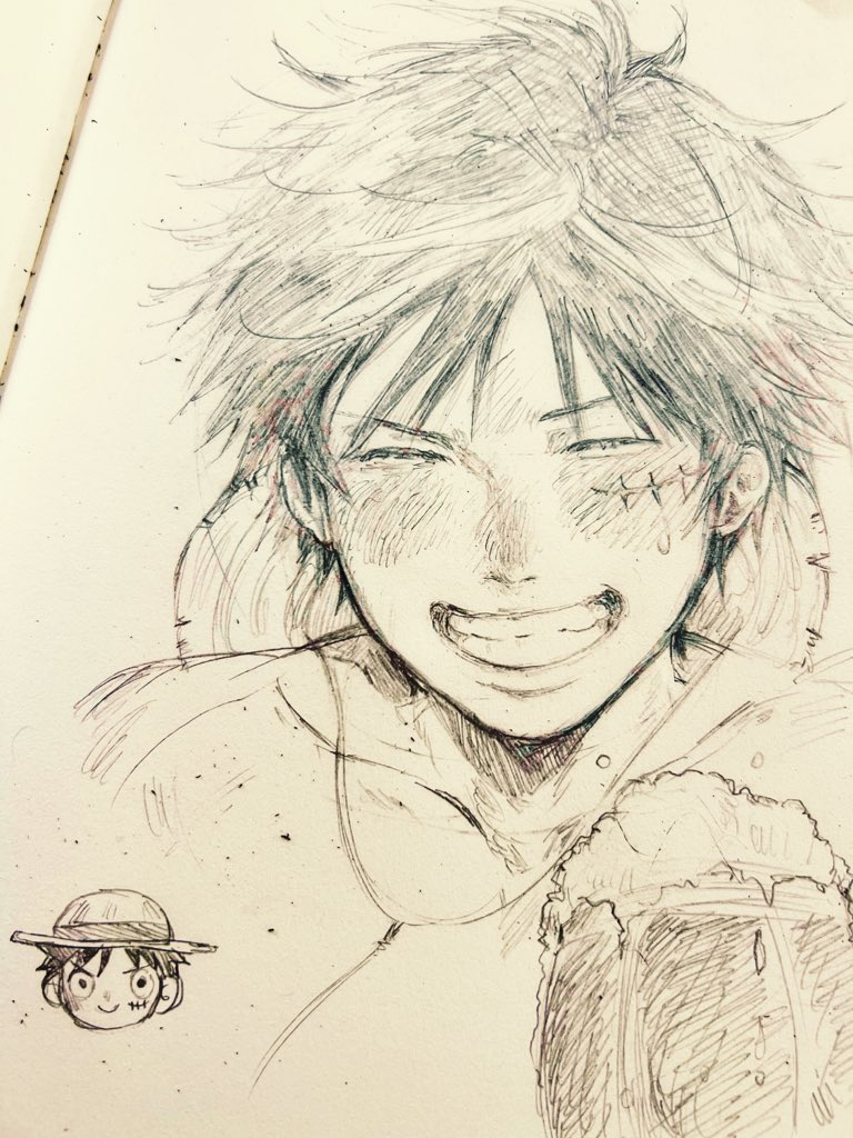 #ルフィ誕生祭2026
HAPPY BIRTHDAY LUFFY!!👒☠️💕 
#ONEPIECE #Luffy