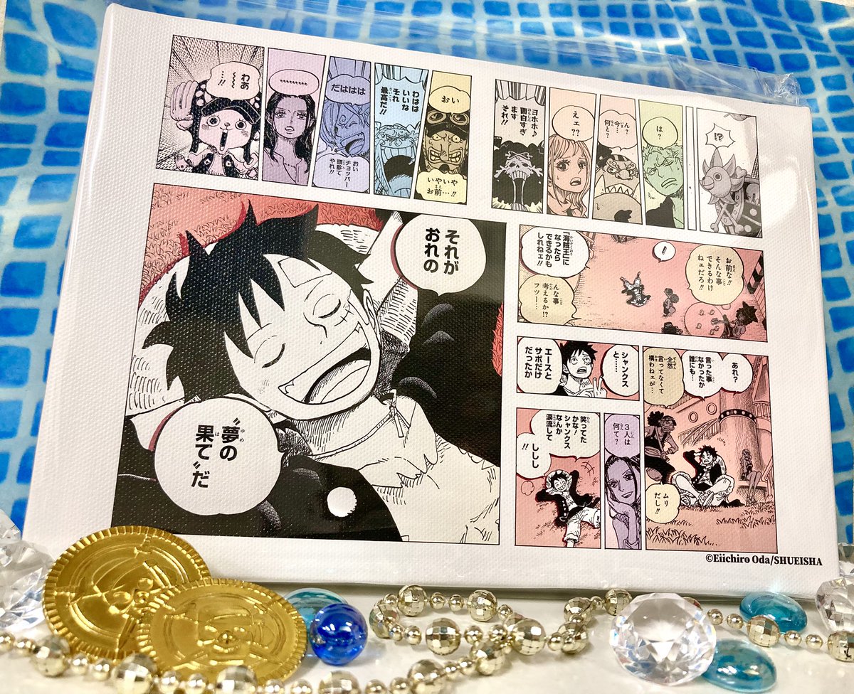 新商品】原画商品 バースデイアートボード モンキー・D・ルフィ 3,850