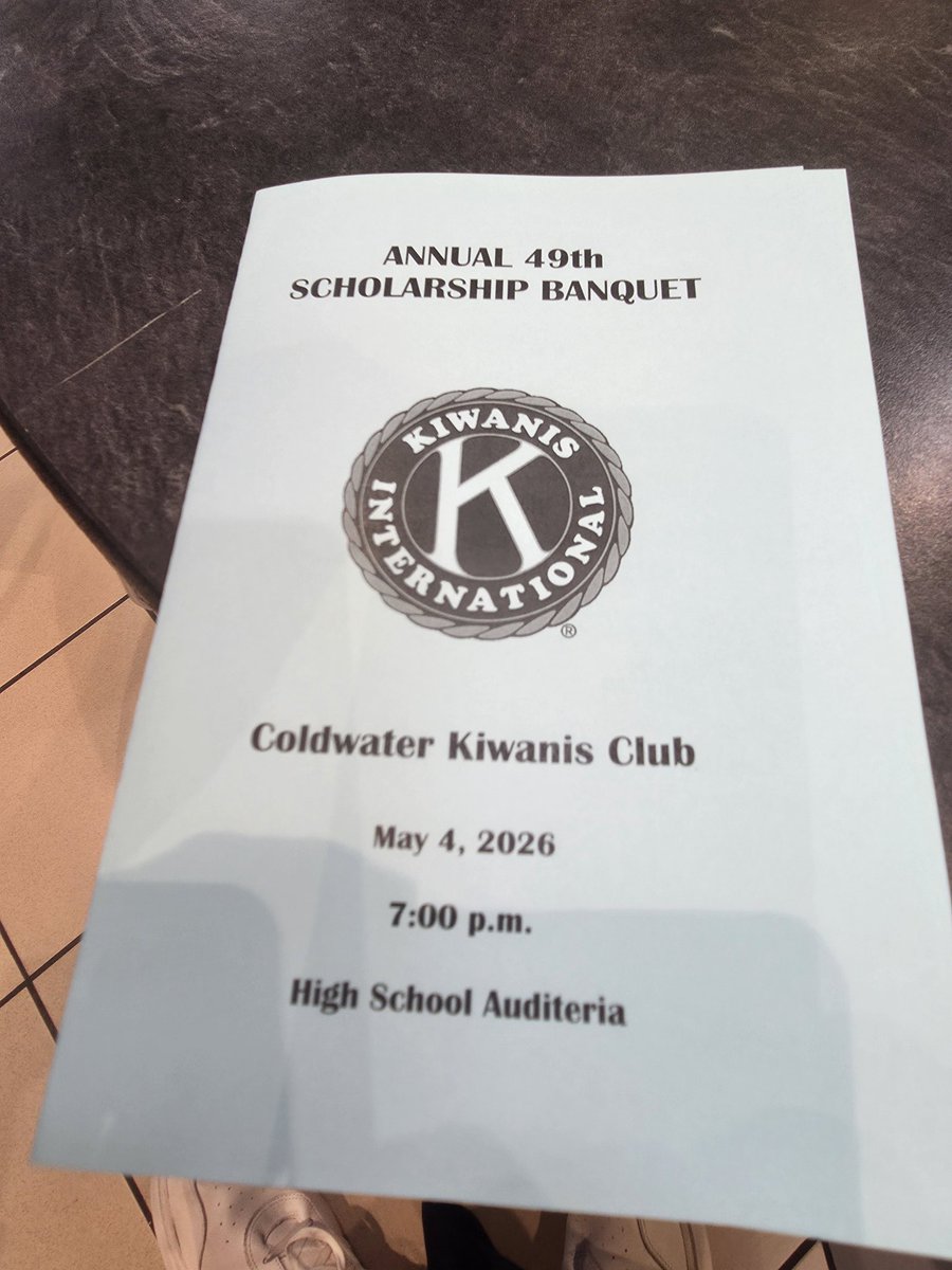 TheRealMrMader's tweet photo. What a great night at the Kiwanis Scholarship Banquet! 🎓
34 Coldwater HS seniors recognized, with 136 scholarships awarded totaling $153,030.86.
Thank you to our donors &amp; Kiwanis for investing in these students’ futures! 👏 https://t.co/URhS0ODRIG