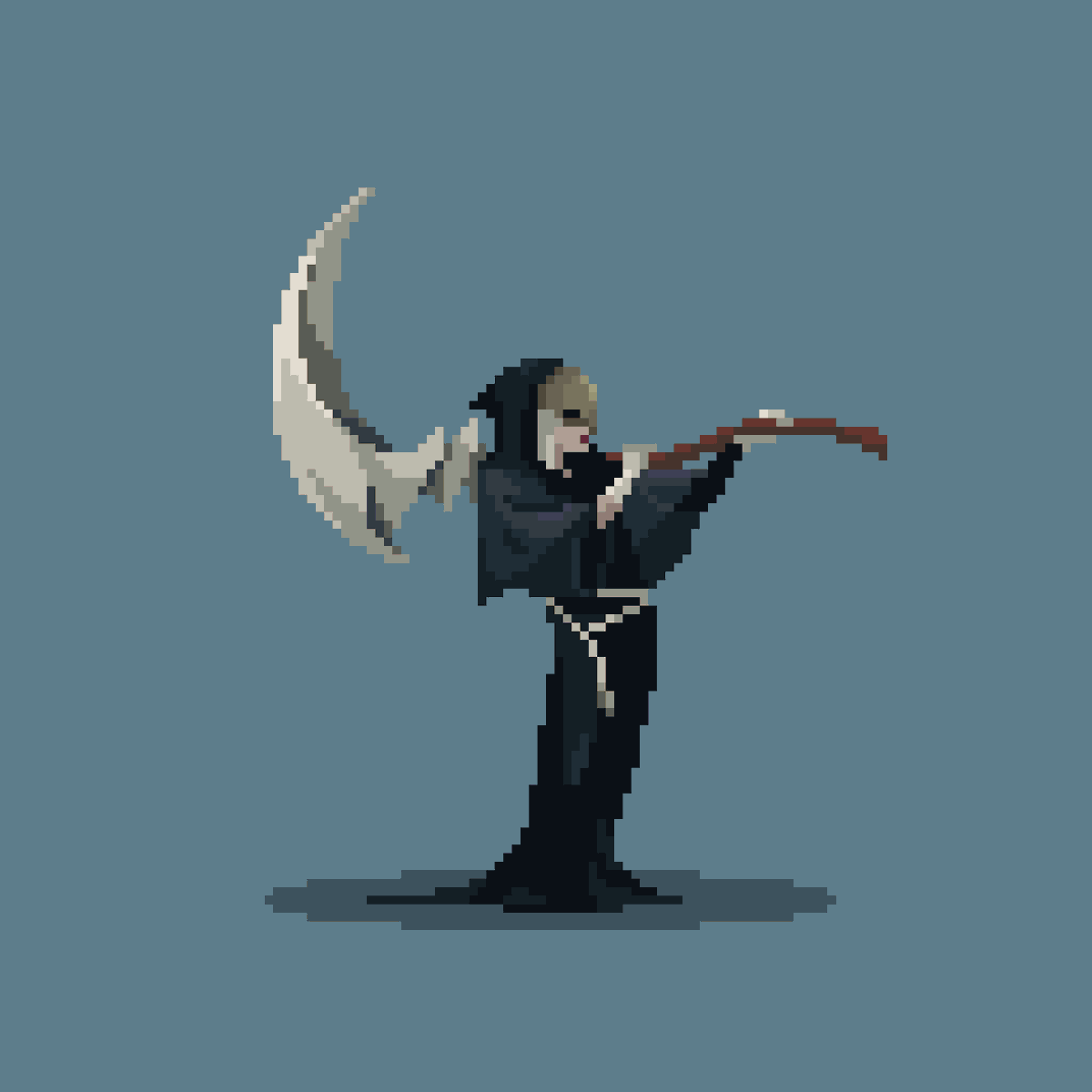 pmopus's tweet photo. grim reaper #pixelart https://t.co/v7mwwjMt4R
