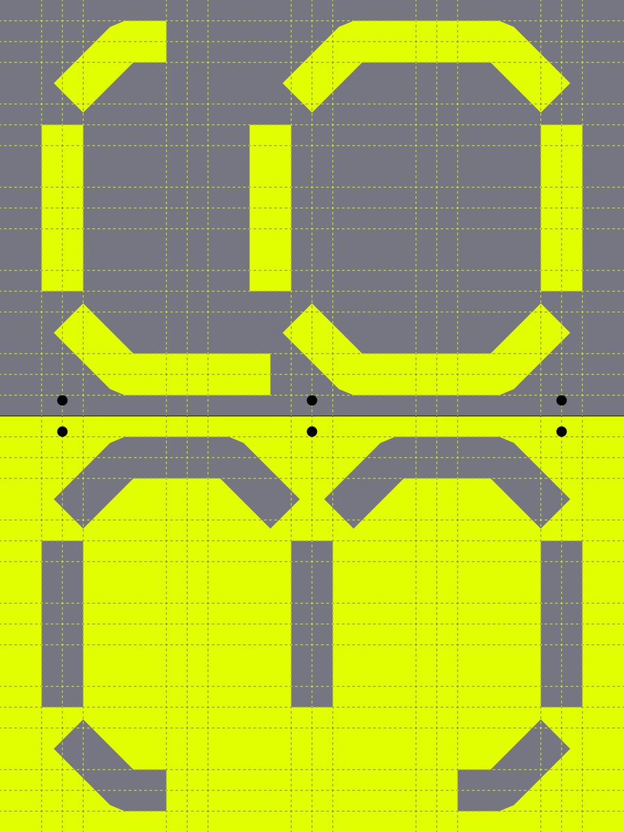 repponen's tweet photo. I’ve been drawing grid-based monospaced letters for a while and kept putting off turning them into a real font.

Recently I exported a 2023 set as SVGs, dropped them into ChatGPT, and now I have working TTF and OTF files 🥹 https://t.co/1zfVDx1uSP