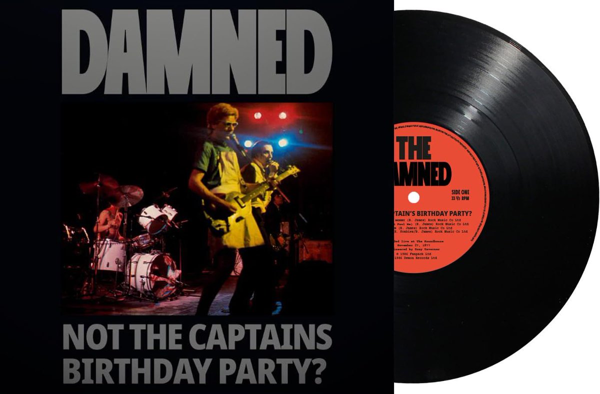 英LP Damned Captains Birthday Party - Live At The Roundhouse GET4 	STIFF /00260 Damned – The Captains Birthday Party - Live At The Roundhouse