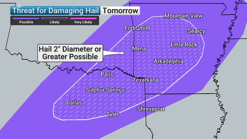 mikebettes's tweet image. 🌪️TORCON 4 TUESDAY🌪️

Expect tornadoes Tuesday in Arkansas, including around Little Rock and Jonesboro. Egg size or larger hail is also in the forecast. There could be some storms in the morning, but it’s the evening storms that will potentially produce tornadoes.  #tornado #arwx
