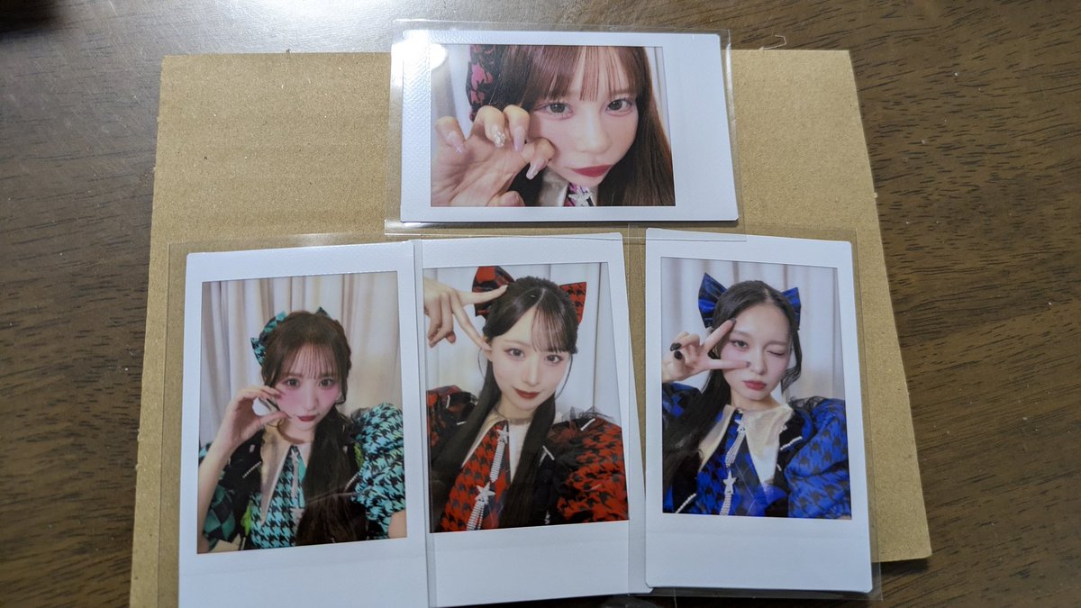 オン特のチェキ届いた〜！FC入ってないからサイン無しだけど嬉しい