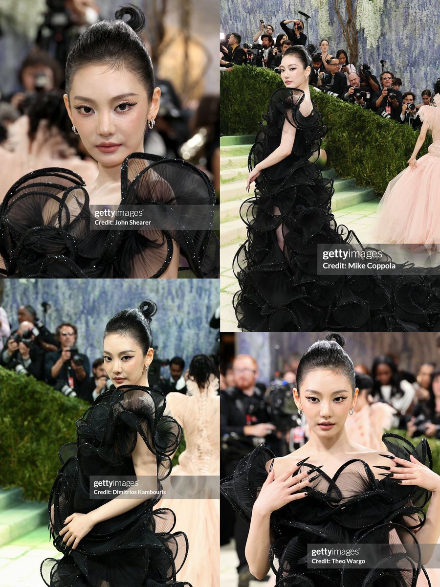 กูให้เลยคนดังที่ gettyimages เอาไม่ลงไม่ว่าจะกี่กล้องกี่มุม ซูมขาดไหน ก็มาเหอะ ชีจิกทุกกล้องไม่เขินอาย ไม่มีอ่อมชุดเอยอะไรเอยเอาไม่ลงซักอย่างเดบิวท์งาน Met Gala ครั้งแรกแบบตัวควีน