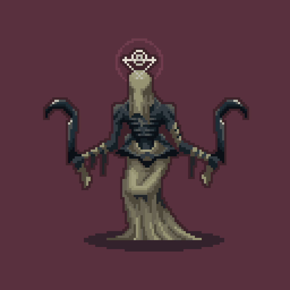 pmopus's tweet photo. undying king from #remnant #pixelart https://t.co/dqOkb3sdgQ
