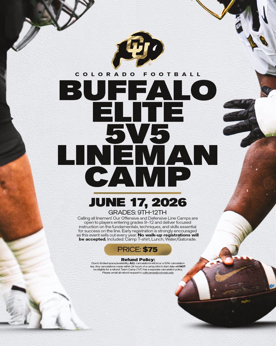 Colorado Buffaloes Football tweet media