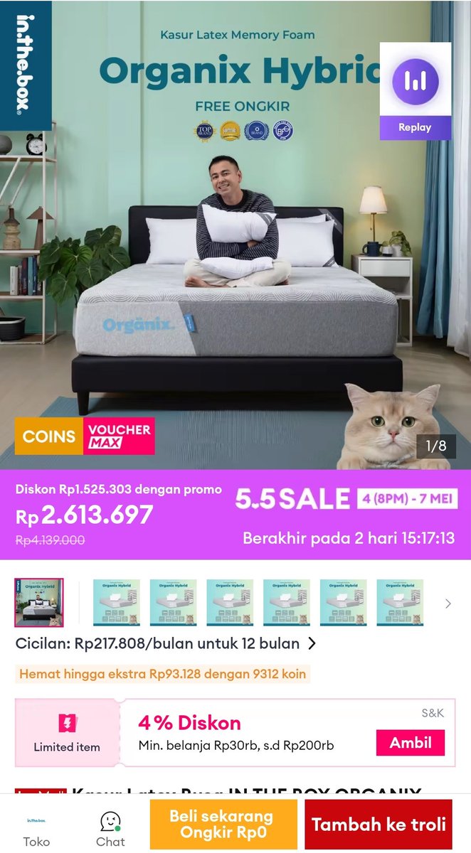 winterbewinner's tweet photo. @LazadaID Paling pengen beli kasur di Lazada 5.5 karena kasur yang nyaman itu investasi penting buat kesehatan tubuh dan kualitas hidup! https://t.co/zffcRfeaCH
