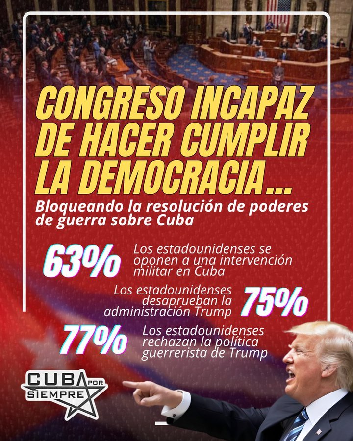 JoseMarianoTam1's tweet photo. @SoberonGuzman @FoxNews La VERDAD d #CubaSocialista en @FoxNews. #Cuba NO es amenaza para ningún país y MENOS para la 1ra potencia 🌐 #USAInjerencista y el #BloqueoCriminal d 🇺🇲 contra 🇨🇺 SÍ EXISTE y afecta a TODO el noble y heroico PUEBLO 🇨🇺. #BastaDeMentiras contra 🇨🇺 #CubaEstáFirme #CubaVencerá https://t.co/wK6c2SUqEw