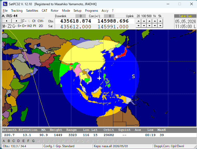 jr4dhk's tweet image. CQ FT4 via Satelllite!
#FT4 #Satellite