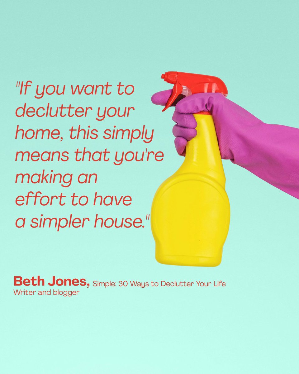 SharonY_Sharcom's tweet image. "If you want to declutter your home, this simply means that you're making an effort to have a simpler house."
— Beth Jones 

#QuoteOfTheDay #RealEstateInspiration #HomeSweetHome #LifeWisdom #QuotesToLiveBy #PropertyDreams