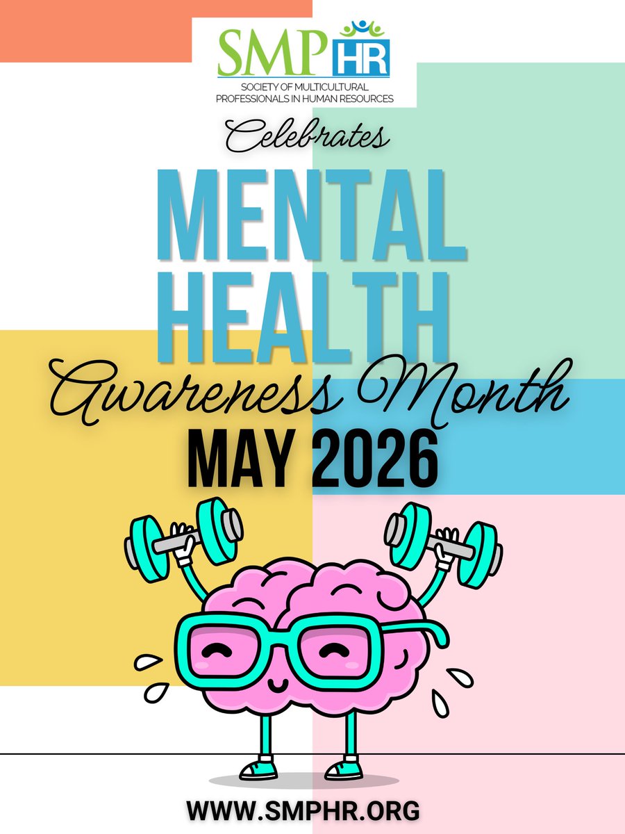The Society of Multicultural Professionals in Human Resources celebrates Mental Health Awareness Month 2026!

Learn more about our organization at smphr.org.