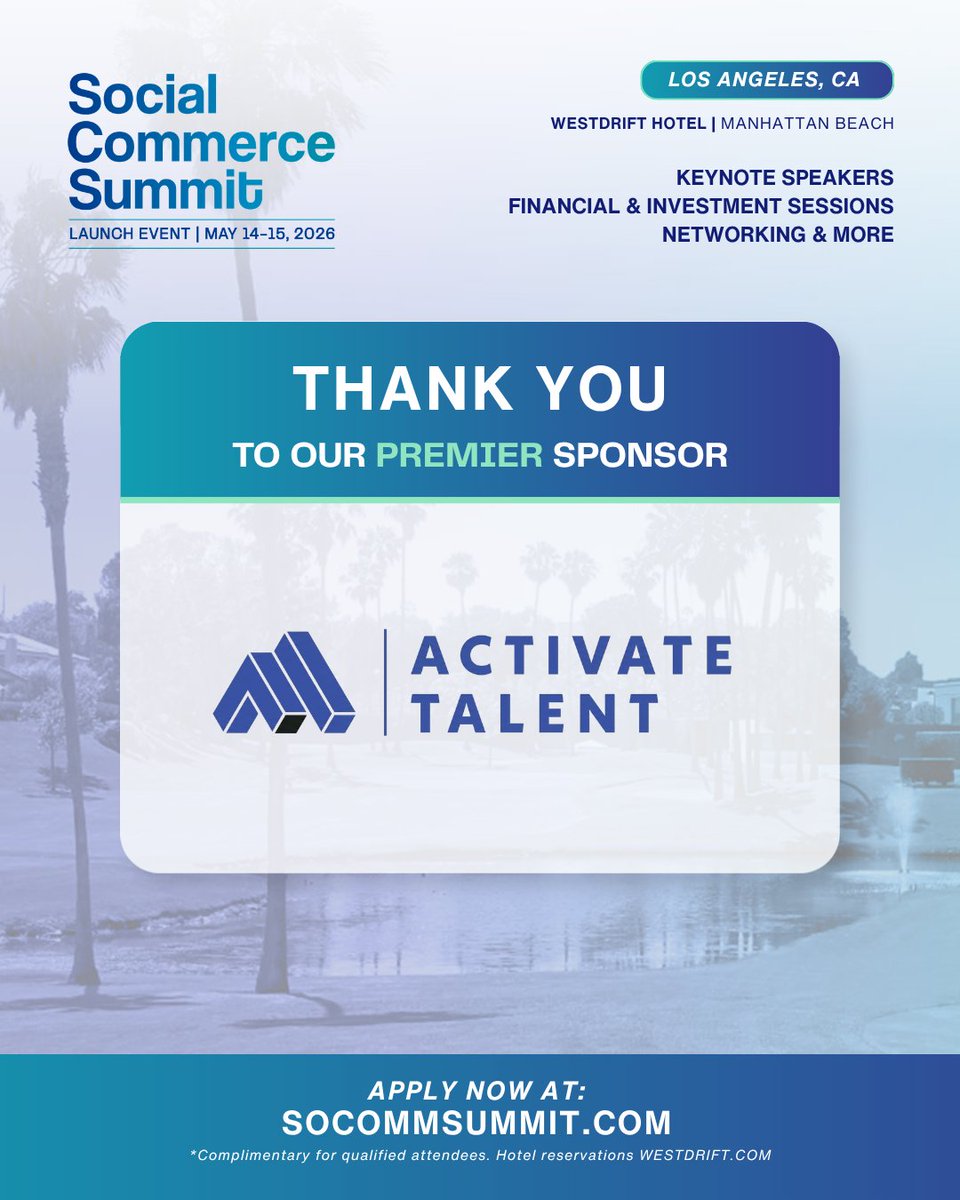 socomnews's tweet photo. 70% reduction in hiring costs for MaryRuth’s®.

25% improvement in time-to-hire for Obvi®.

Activate Talent helps companies scale faster with pre-vetted global talent while handling compliance, payroll, and benefits.

Apply now: https://t.co/0ZIUHiYWy5

#SocialCommerceSummit https://t.co/iCE8CnMe2x
