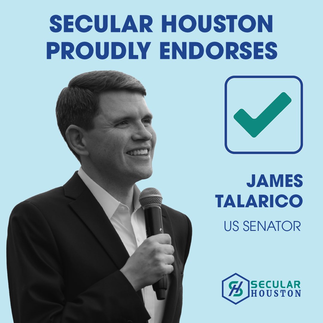 HoustonSecular's tweet photo. @hemantmehta https://t.co/0W3sQFYtRm
