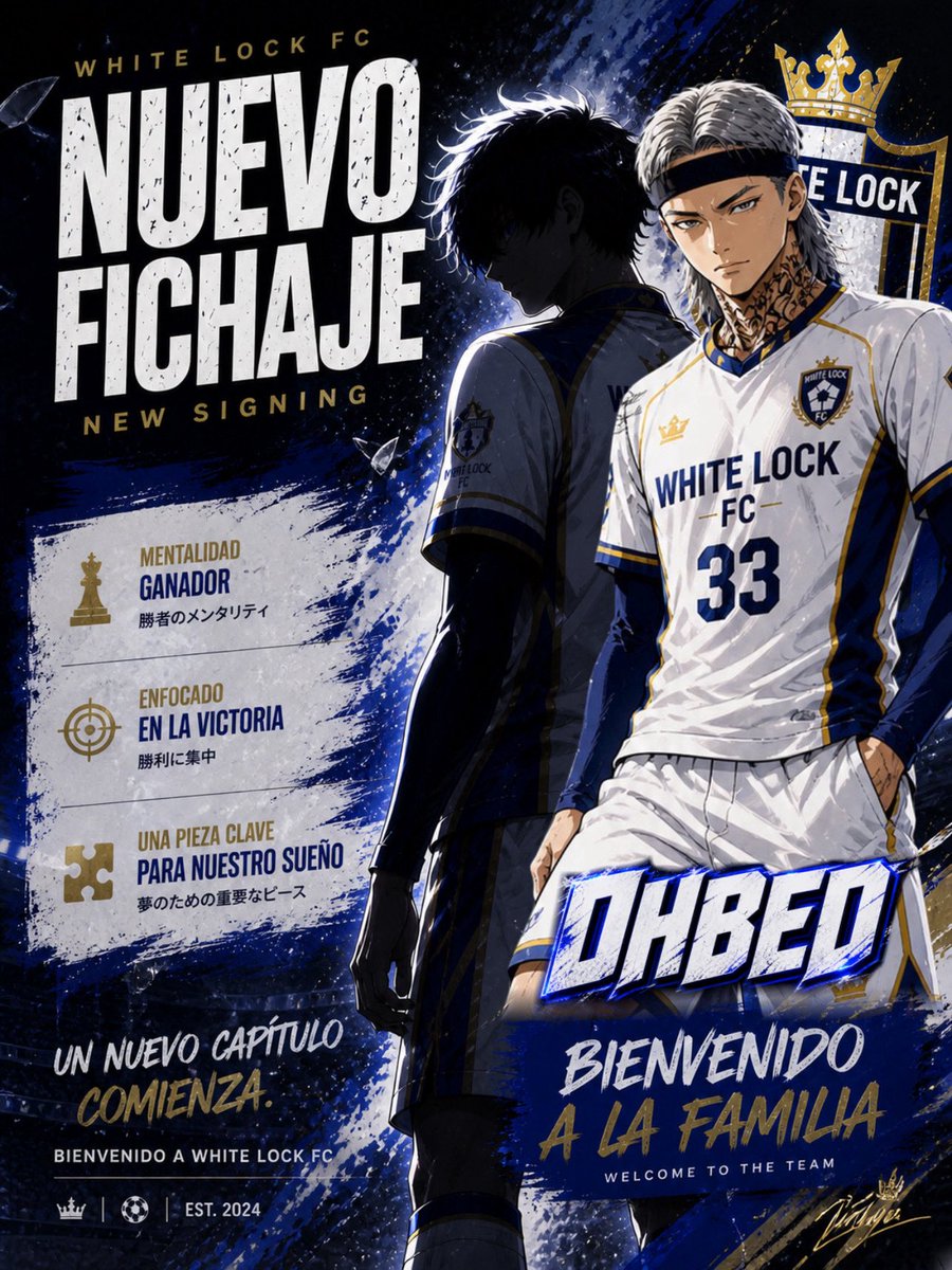 WhiteLockFC's tweet photo. @ElObedMG llega oficialmente a White Lock FC. ⚽🔥

Su talento, ambición y determinación se suman a este proyecto, listo para defender estos colores y dejar huella en cada partido.

Bienvenido a tu nueva casa. 🤍💙💛 https://t.co/6tkxu3fezZ