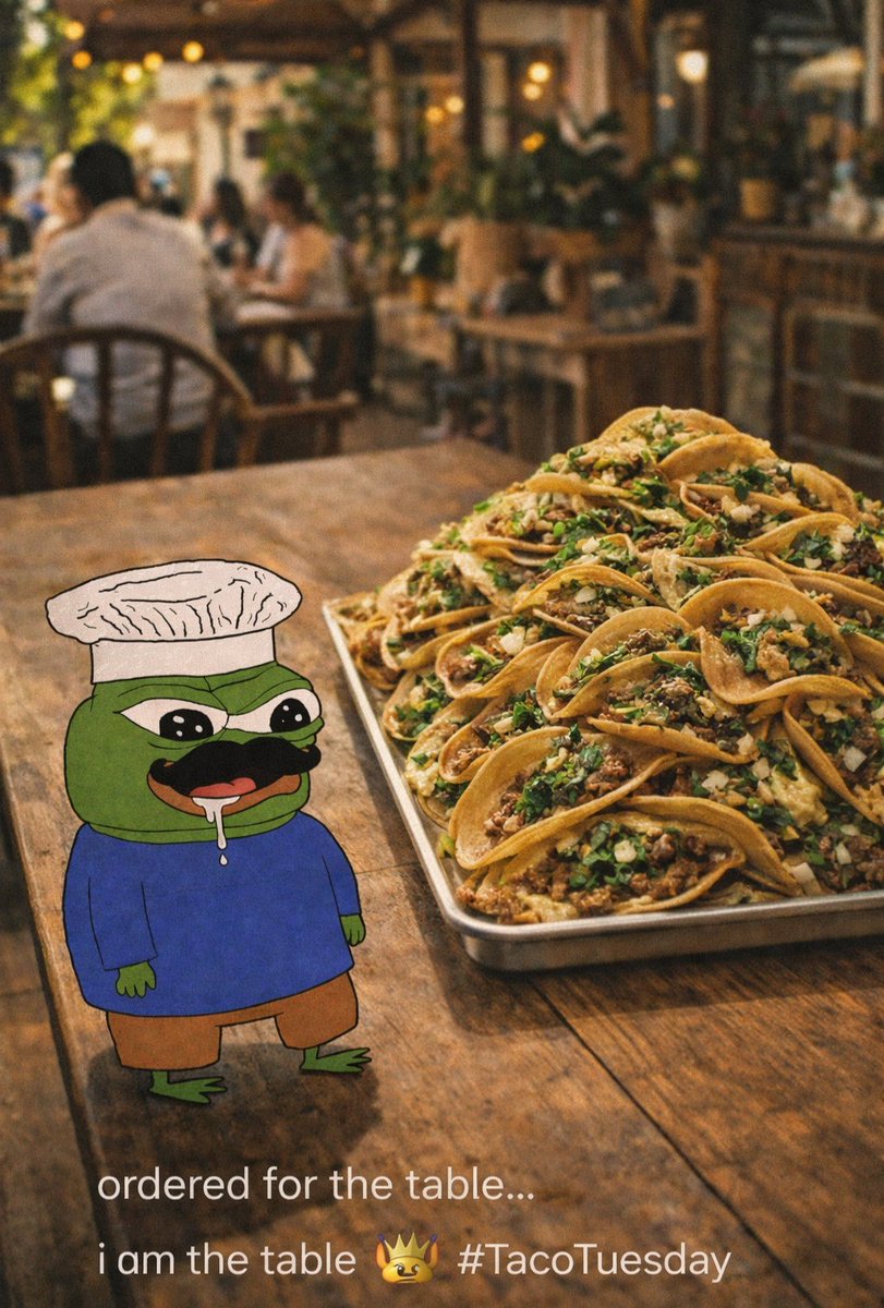 user11011001069's tweet image. Probably $fren tbqh 🐸😈 #TacoTuesday