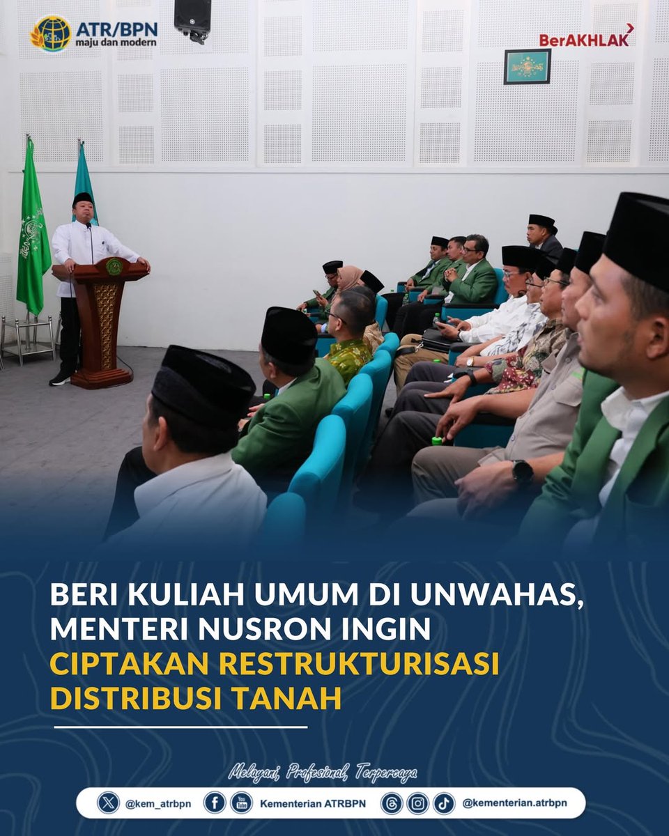 AtrRembang's tweet photo. Halo #SobATRBPN, pemerataan akses terhadap tanah menjadi langkah penting dalam mewujudkan keadilan sosial dan memperkuat keberlanjutan ekonomi nasional. https://t.co/ZiyKFJDuo1