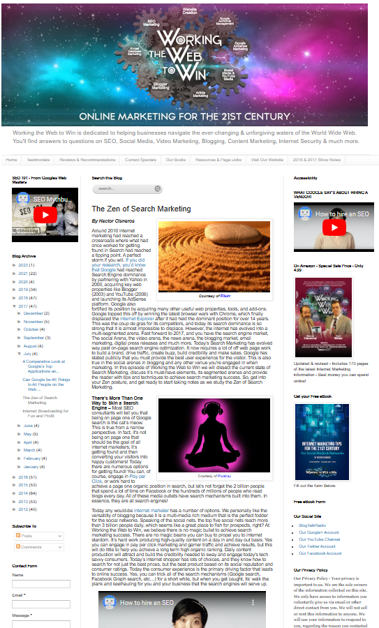 Here is another Great article that make it easier to understand SEO – Read: The Zen of Search Marketing - ow.ly/SRgm50YQObp