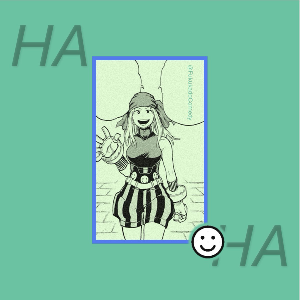 FukukadoComedy's tweet photo. ⠀⠀⠀⠀
⠀⠀⠀⠀⚡️/

⠀⠀⠀⠀Finally have more Emi caps than her shrug btw
⠀⠀⠀⠀ https://t.co/ToZy2lLoir