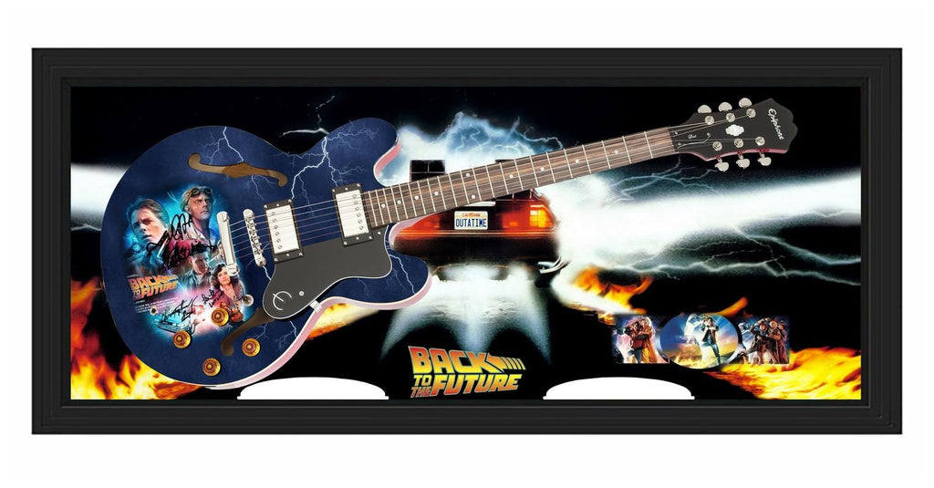 autographpros's tweet image. Check out this autograph 😍 Back To The Future Cast Signed Framed Display Graphics Photo Guitar ACOA 😍 
by Autograph Pros 
Shop now 👉👉 shortlink.store/u7dr4iric_kw
#autographsforsale #autograph #autographs #autographedguitar #autographpros #signed
