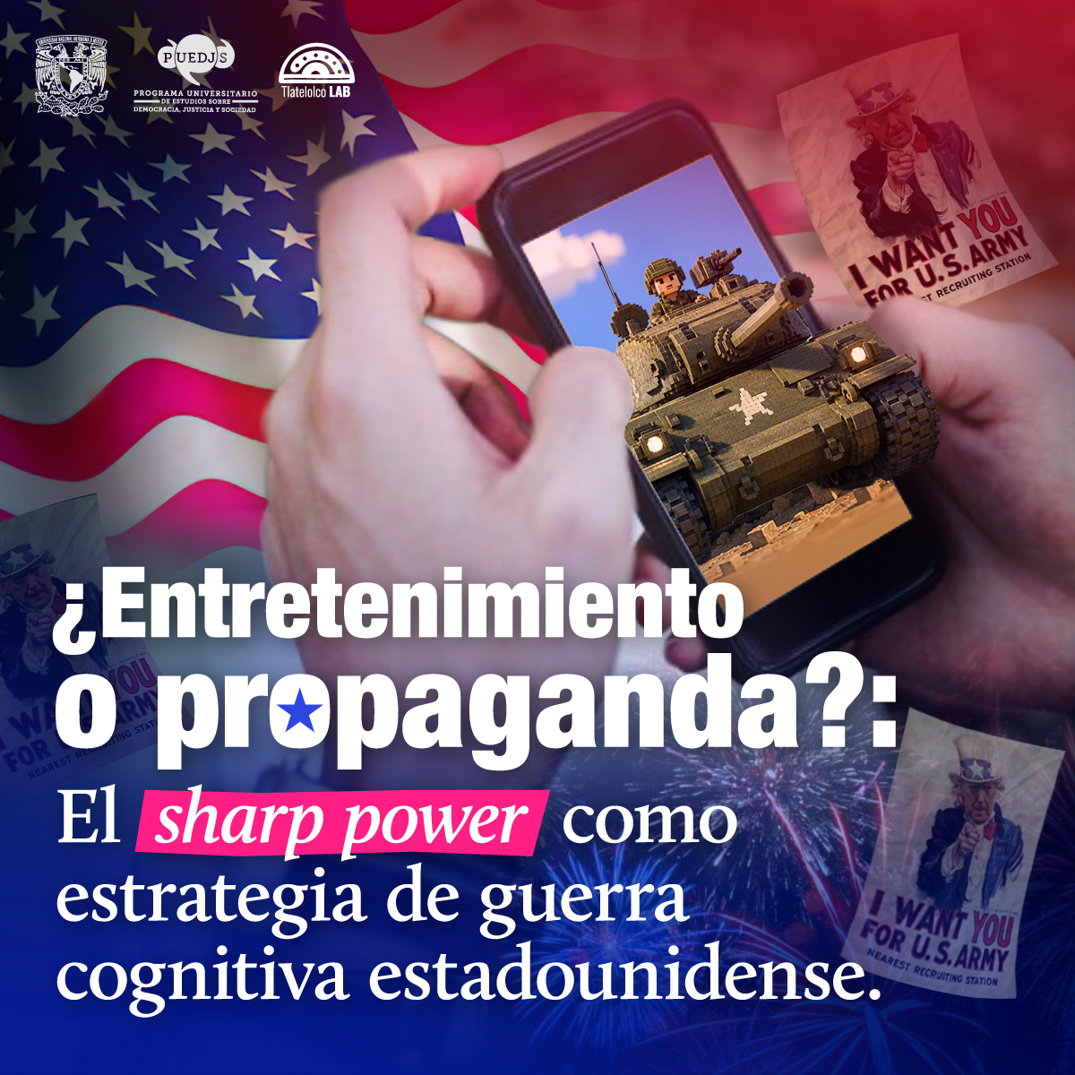 PUEDJSUNAM's tweet photo. La batalla ya no solo se libra con misiles, en fronteras o despachos diplomáticos. También ocurre en tu pantalla, en tu 'feed', en lo que ves todos los días…

Porque sí: mientras escala el conflicto, también avanza una estrategia para infiltrar narrativas, normalizar posicionamientos y dirigir la conversación digital.

¿Estás consumiendo entretenimiento… o consumes el contenido que Estados Unidos quiere que veas para moldear tu postura ante la guerra? 🇺🇸💥🇮🇷

¡Abrimos hilo! 🧵