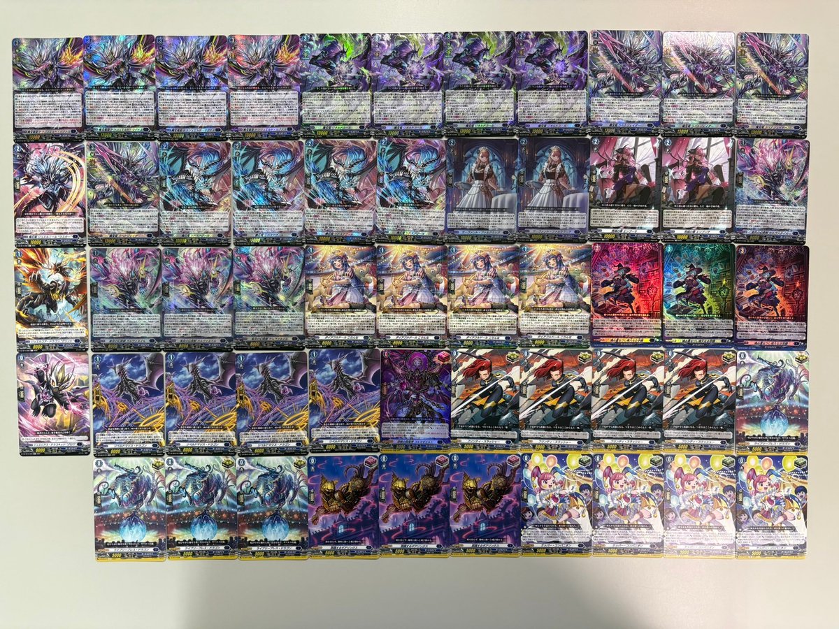 ヴァンガード #デッキくじ】 巻戻士 微高レート デッキ 銀河英勇 微高