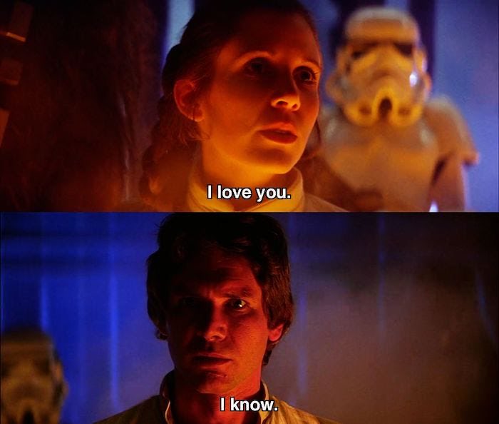 RivanAuls's tweet photo. May the 4th be with you, whether youre on the island, at sea, or in some edgy office.

Still one of my favorite scenes. https://t.co/JTXZXrhyao