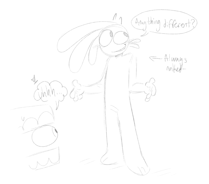 Well my sona is always naked, but I still find this funny