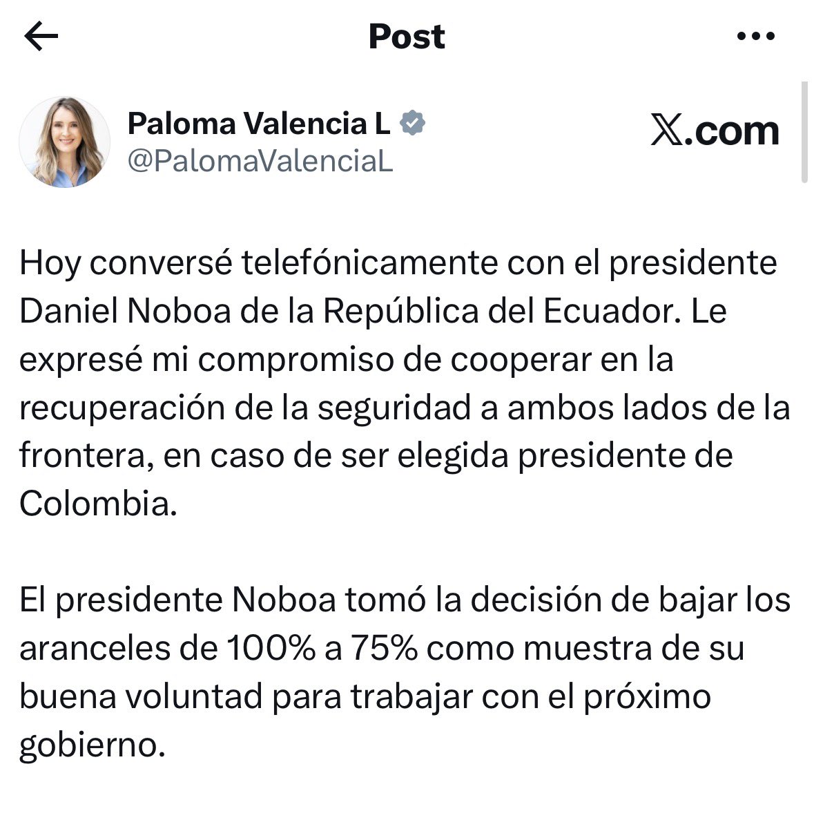 María José Pizarro Rodríguez tweet media