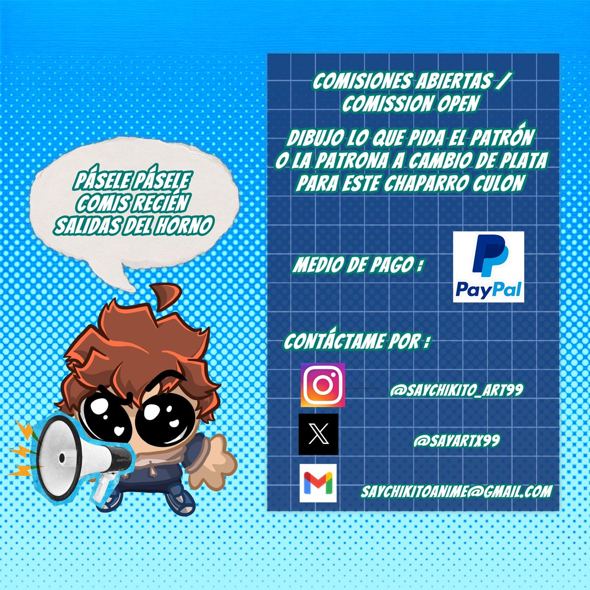 Say Chikito 🩵⚡️(COMISSION OPEN‼️) tweet media