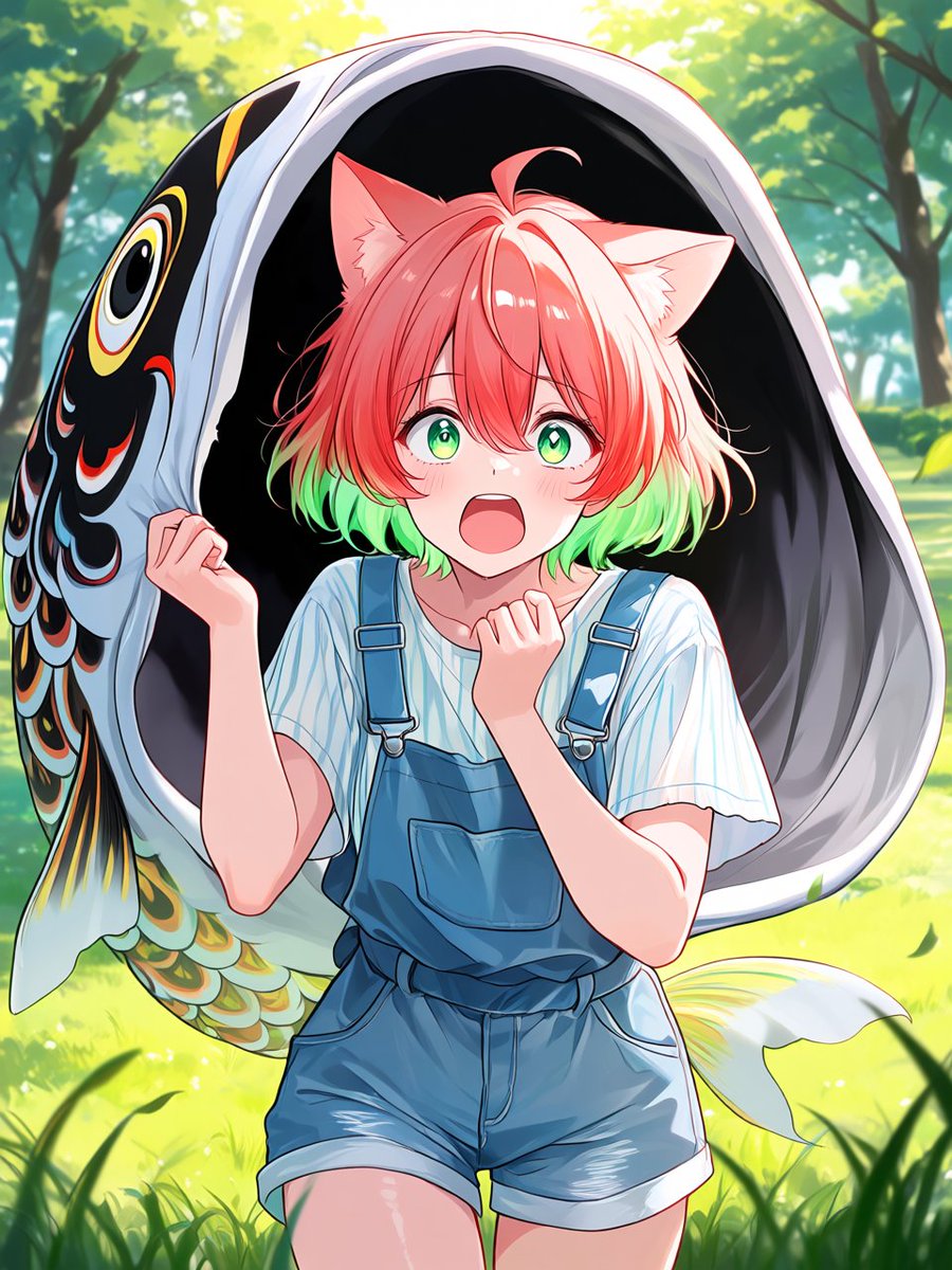 にゃぁ～〜！！」