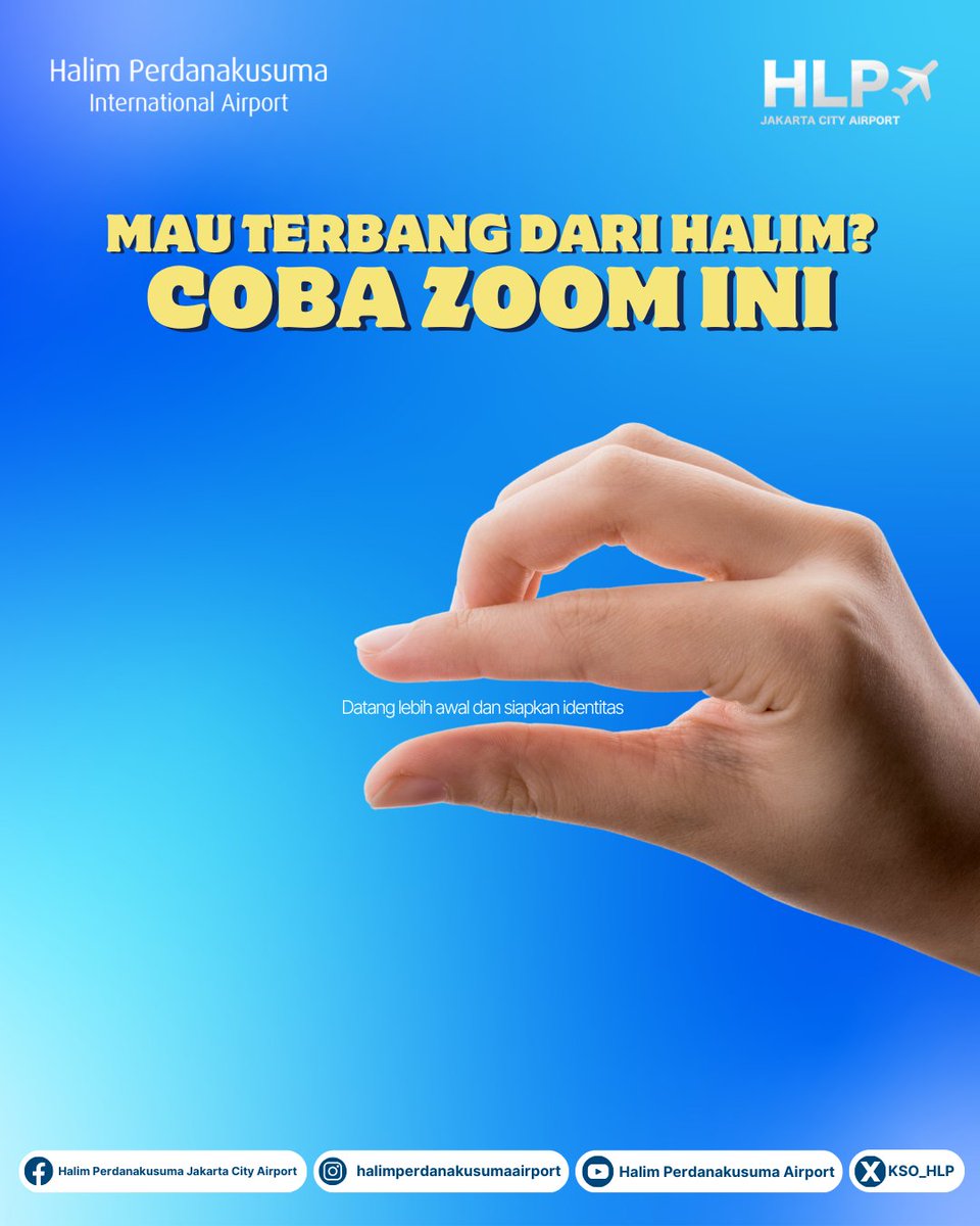 HALIM PERDANAKUSUMA AIRPORT tweet media