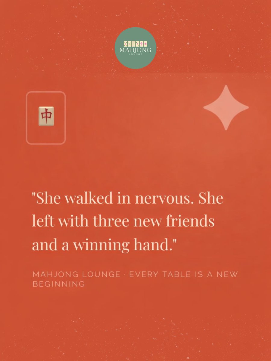 BlrLounge97888's tweet photo. Walk in alone. Walk out with a table.
#MahjongLounge #MahjongBangalore #ThingsToDoBangalore #KoramangalaCafe #BoardGameCafe #MahjongIndia #SocialGaming #BangaloreExperiences #MeetNewPeopleBangalore #GameNightBangalore #MahjongCommunity #PlayPauseRepeat #BangaloreLifestyle https://t.co/eeBCJepFvU