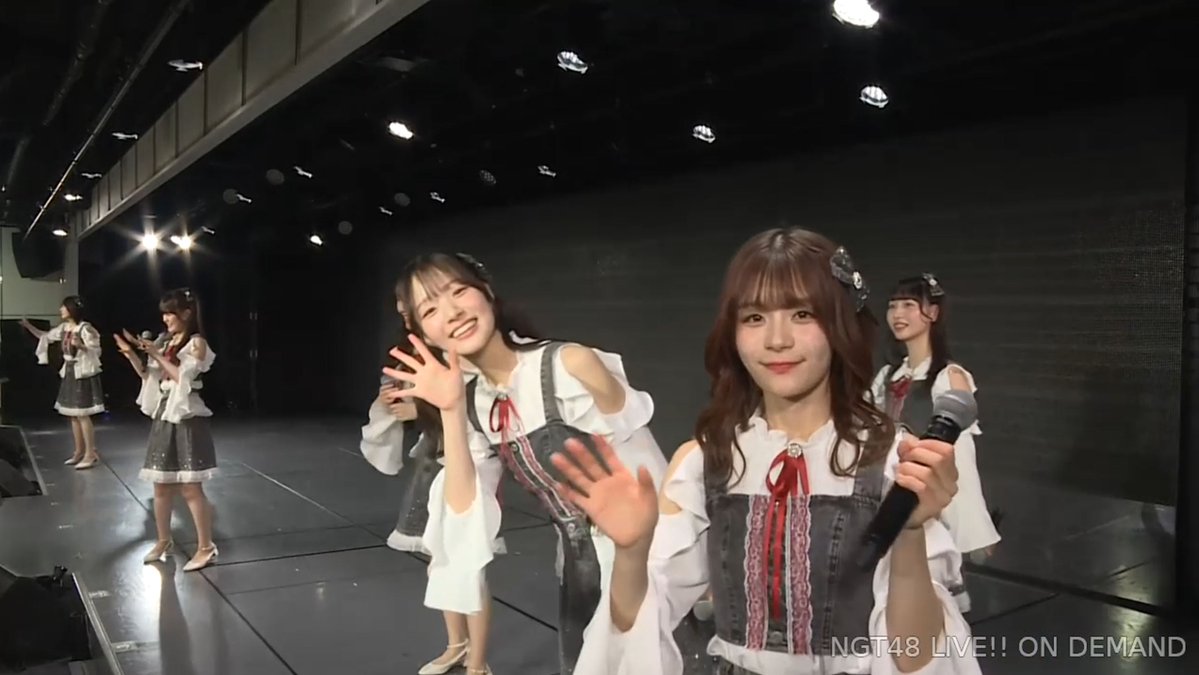 昼のサイドカメラ出演③ #杉本萌 #清司麗菜 #シアターの女神公演 #NGT48