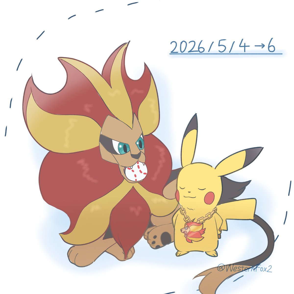 WesternFox2's tweet photo. #ポケモンベースボールフェスタ 
西武ドームにポケモンがやってきた！ 今日も勝利を願って⚾
Pokémon/Pikachu/Pyroar https://t.co/6CRmaG107f
