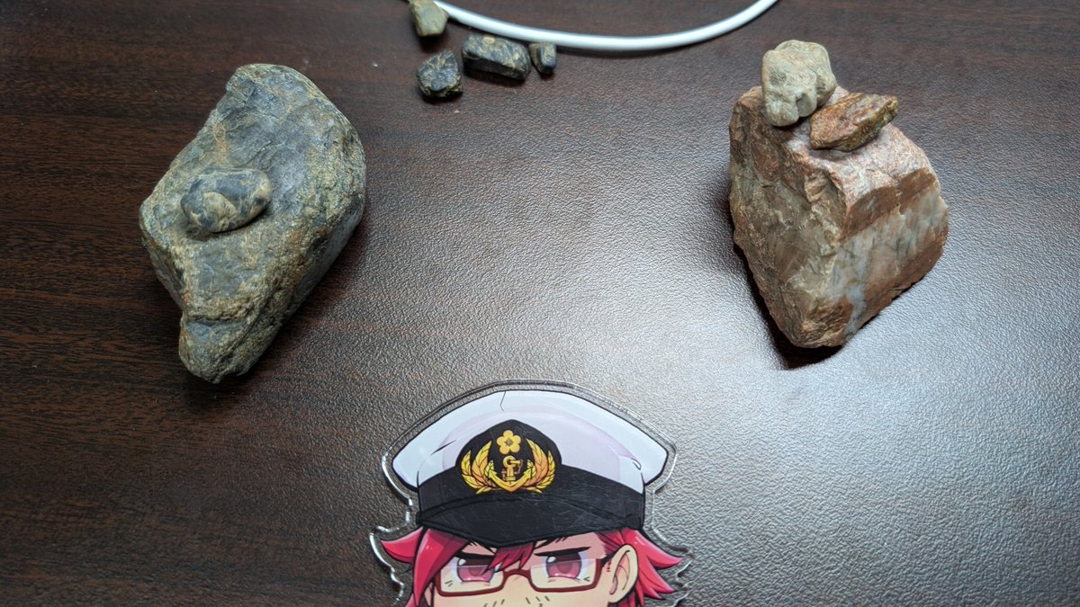 タツナミ家の小さな地質学者（6歳小1）の机のうえにそっと置かれてた
