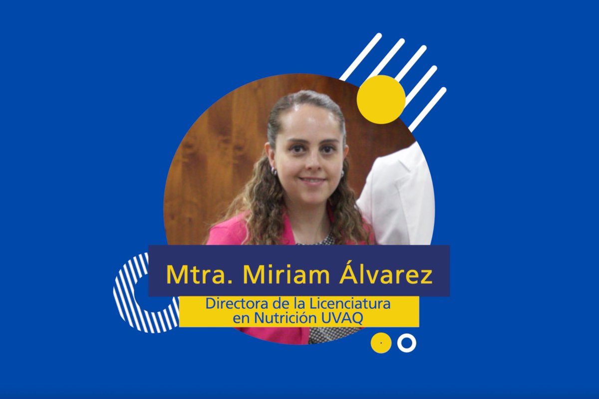 AgenciaUVAQ's tweet image. La #Nutrición es una herramienta esencial para la prevención y el cuidado de la #salud, comentó la Mtra. Miriam Álvarez, Directora de la Licenciatura en Nutrición de la @uvaq. 
Nota youtu.be/fk0IibjIFP0
+Info uvaq.edu.mx/nueva-noticias/
#CalidadAcadémica #EnlaUVAQEresTú