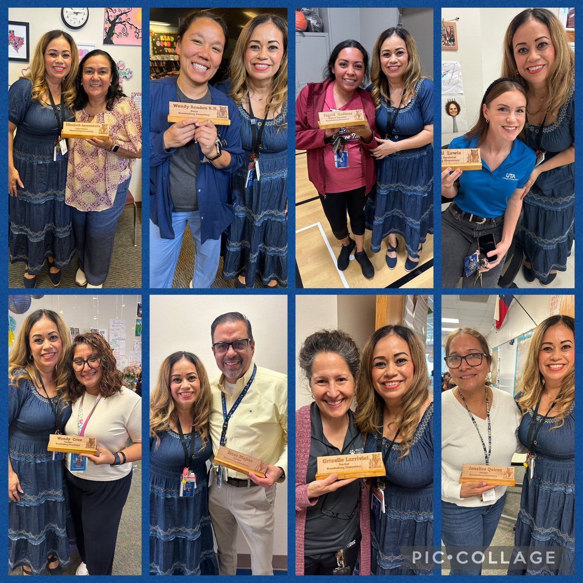 BburgCougars's tweet image. 🎉❤️👩🏻‍🏫🧑‍🏫👨🏻‍🏫 Teacher Appreciation Week: Day 1! Each of our incredible teachers received a Brandenburg desk name plate! We love &amp;amp; appreciate our teachers! 🥰👏🏽😊 Thank you, for all that you do! @IrvingISD #ExcellenceInAction @BburgPrincipal