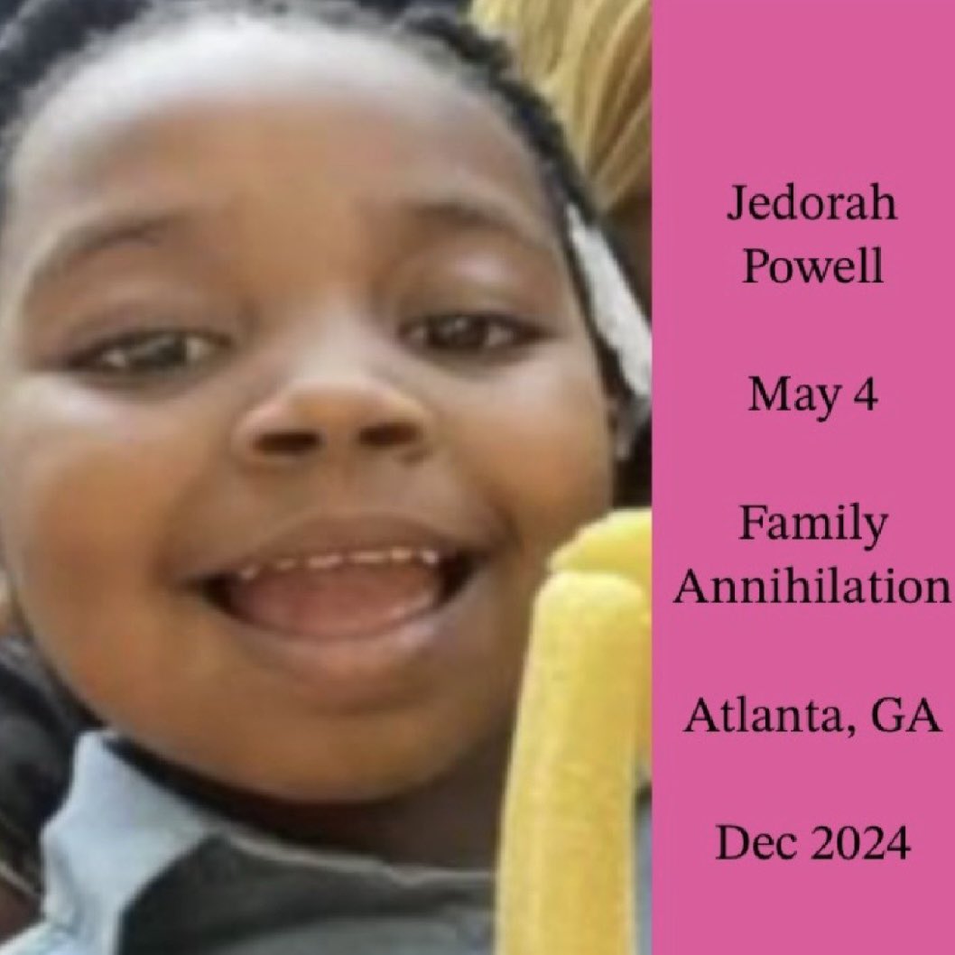 Today, May 4th, is also the birthday of Jedorah Powell. He died at 5 in a 2024 family annihilation shooting in DeKalb Co, Georgia.

A family annihilation occurs every 5 days in the US.  An overwhelming majority of these events involve a gun. This is a uniquely American tragedy.