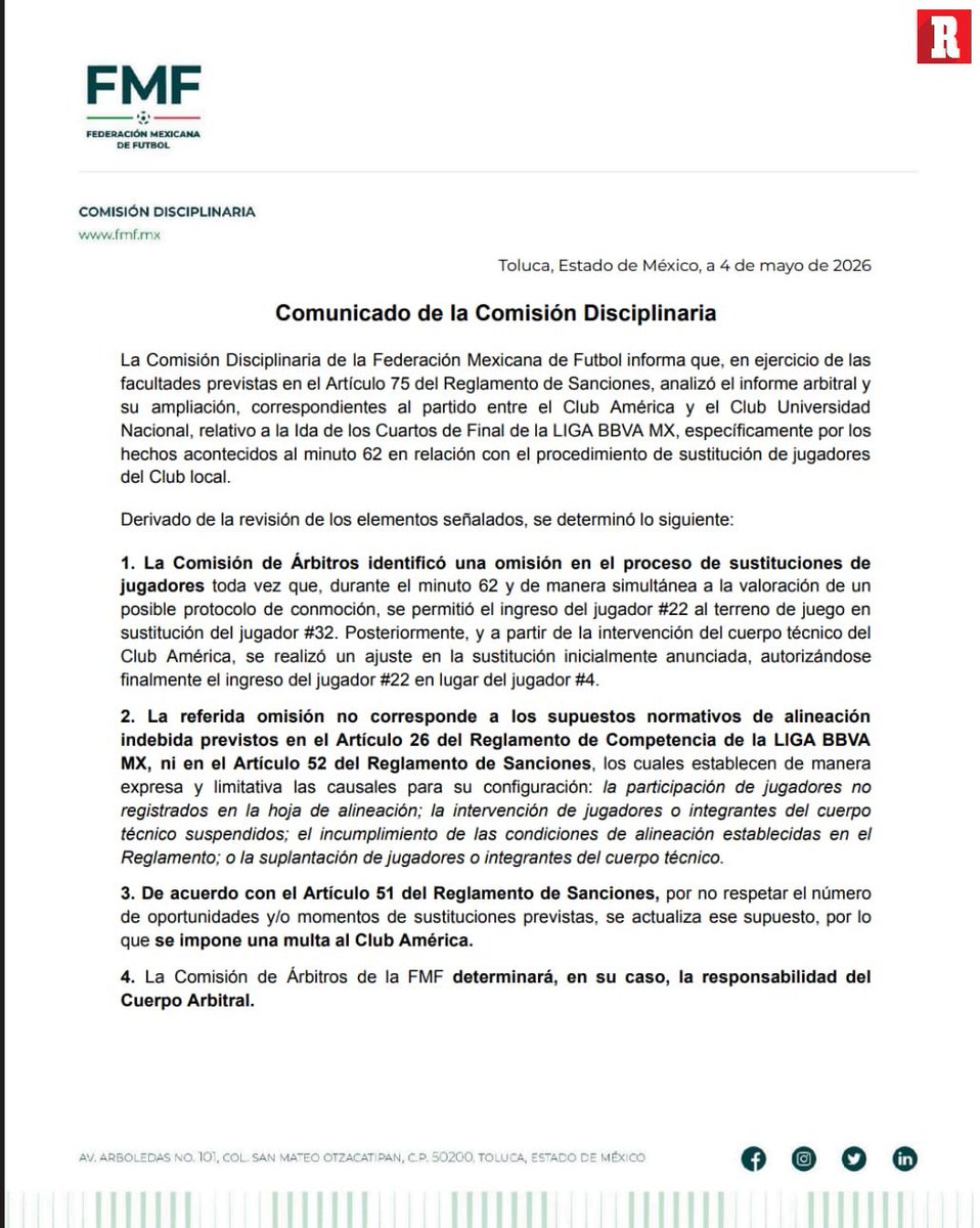 DIARIO RÉCORD tweet media