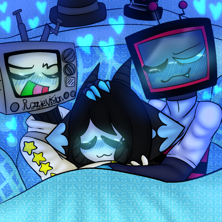 Glaceonthecat's tweet image. ★｡+ﾟ☆ 𝒄𝒖𝒅𝒅𝒍𝒚 𝒕𝒗 𝒑𝒆𝒆𝒑𝒔 ☆ﾟ+｡★ #ibispaintx #mrpuzzles #CommissionOpen #selfship 
#vox