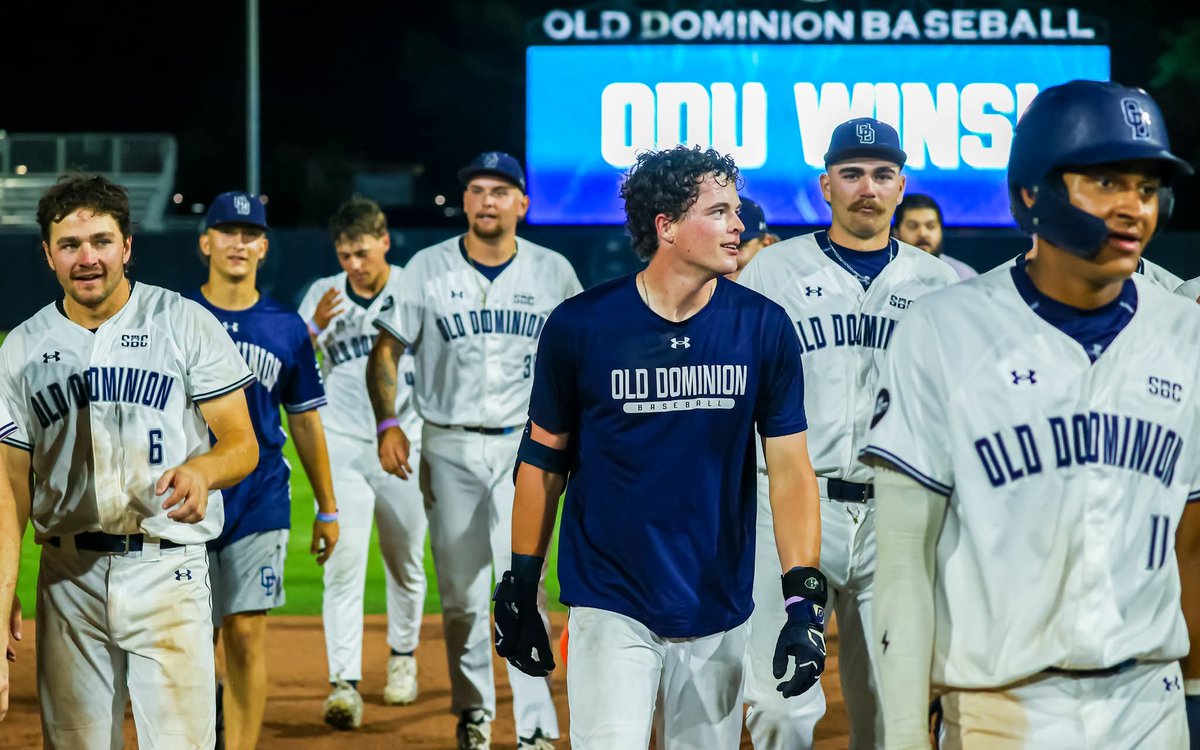 cbwi1k's tweet photo. 4 of the last 9 @ODUBaseball home games have ended with walkoff wins for the Monarchs! And, they have won 7 of those 9 games. https://t.co/h3MGG1U1Hi