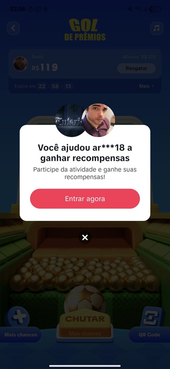 RenatoLim4_'s tweet photo. @loko_phs @futrus_ Junte-se a mim no TikTok Lite!

Participe do evento Gol de Prêmios por tempo limitado e ganhe até   R$ 120 em recompensas. https://t.co/V82WwhovXt https://t.co/LoSoYRcxH3