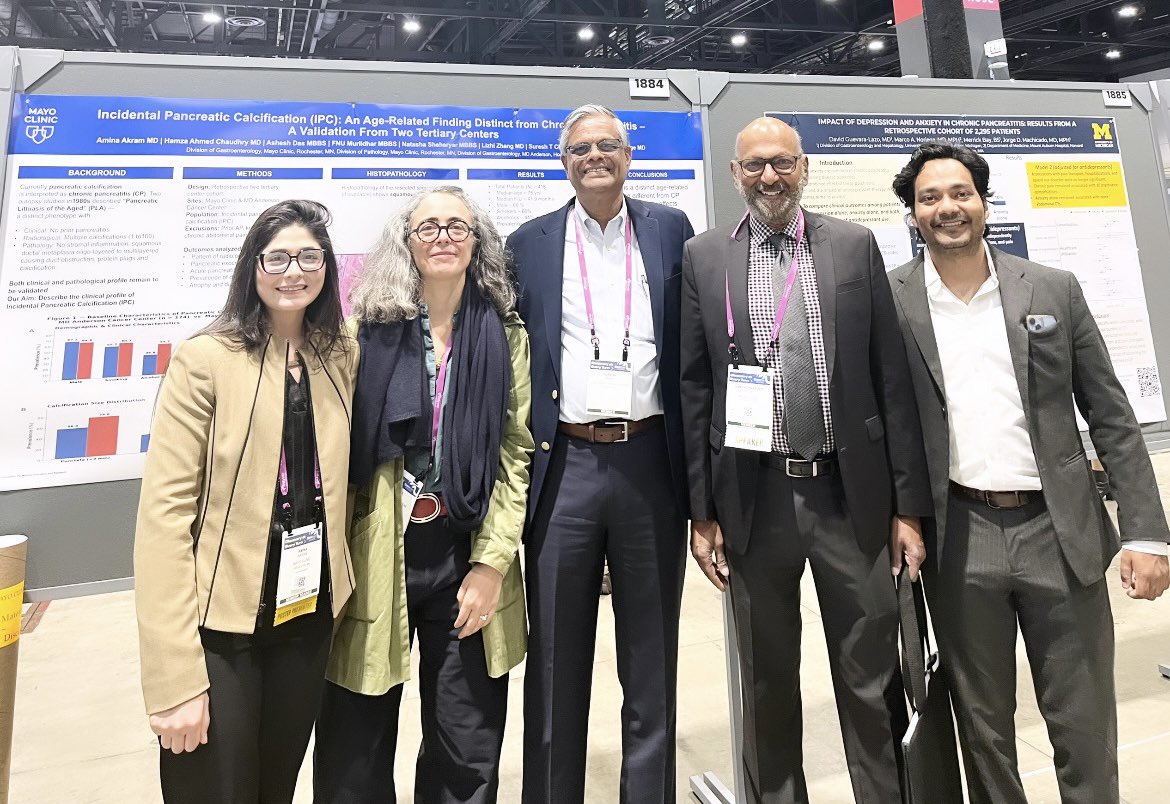 DrAminaAkram's tweet image. Incredibly grateful for the opportunity to present our research (Mayo Clinic+MD Anderson Cancer Center) as the first author on a novel entity in Pancreatology at #DDW2026 💡📊. It’s been an inspiring week! 🏙️

#Education #ClinicalResearch