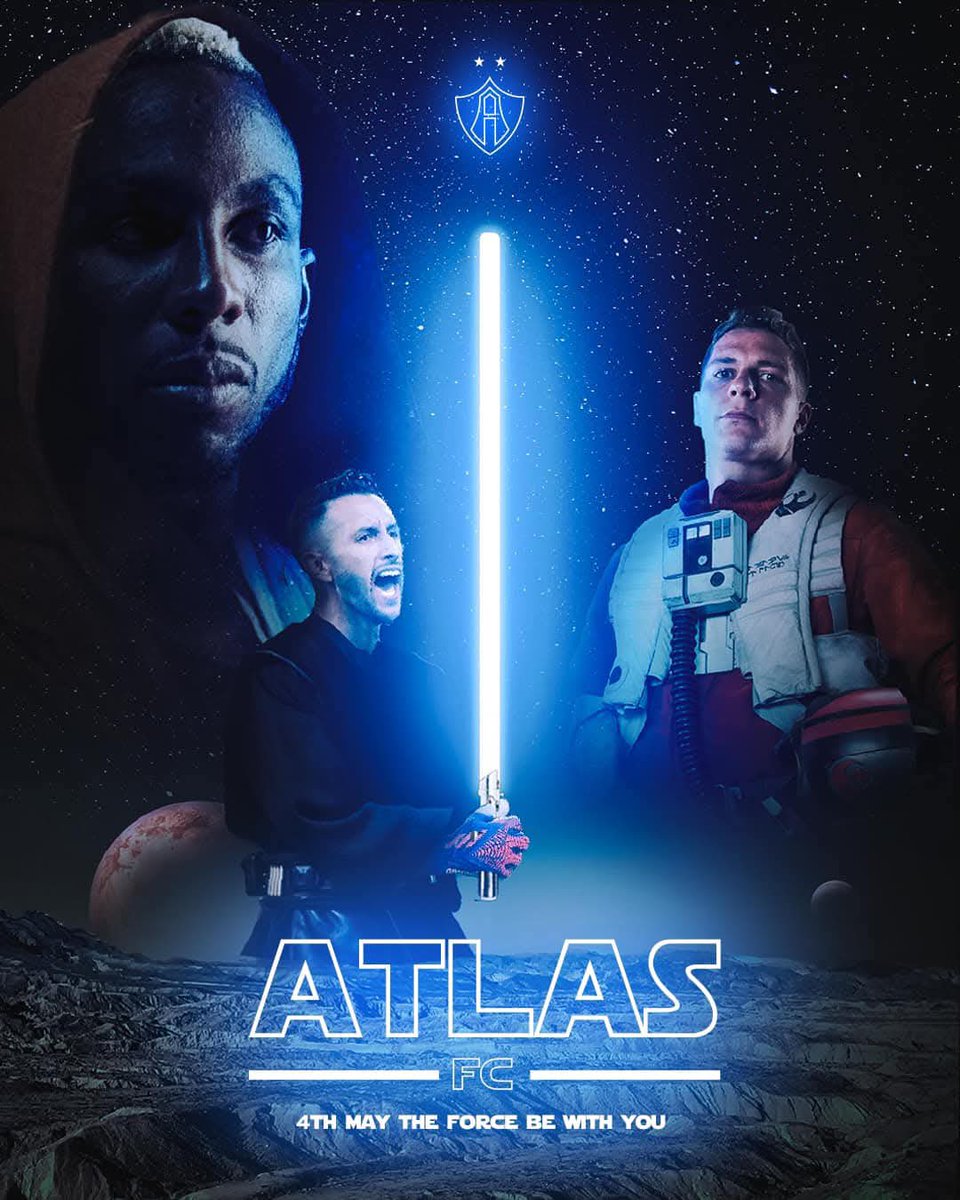 JMBarb09's tweet photo. #Maythe4thBeWithYou #AtlasFC 🔴⚫️ https://t.co/mIC32PpE22